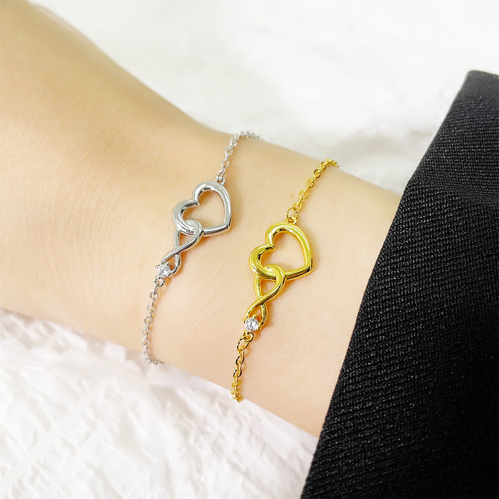 Heart-Shaped Love Bracelet